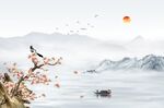 新中式背景墙