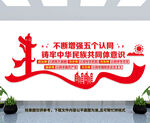 不断增强五个认同
