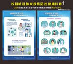 校园新冠防控海报