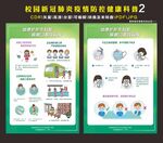 校园防控指南海报