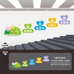 学校楼道文化墙