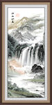  玄关山水画