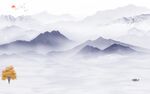 现代 客厅新山水画 TiF分层