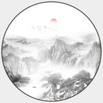 新中式山水画