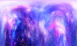 蓝色梦幻唯美星空宇宙银河背景
