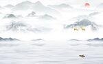 人气 最新山水框画 TIF分层