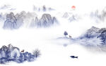 客厅 最新中式山水 TiF分层