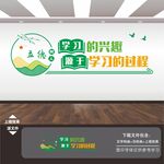 图书馆阅览室展板挂图