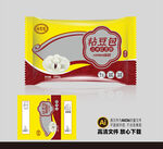 粘豆包包装平面展开图