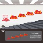 党建楼道文化墙