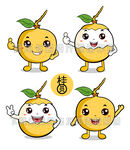 卡通桂圆龙眼精灵