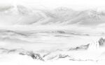 石纹 意境中式山水 tif分层