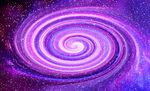 紫色唯美漩涡星空