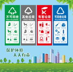工地垃圾回收海报