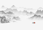 水墨山水画