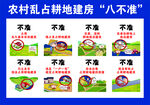 农村占用耕地建房八不准