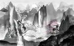 水墨山水 