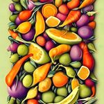 蔬菜水果插画