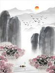 意境水墨山水