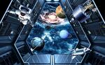 宇宙星空立体电视背景墙