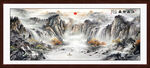 左右逢源国画山水画