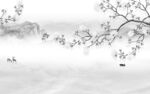 爆款 灰色大气山水 tIF分层