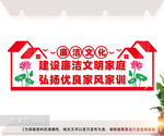  廉洁家庭家风家训图片