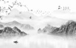 别墅 意境新山水画 TiF分层