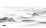 别墅 现代意境山水 TiF分层