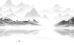 风景 客厅爆款山水 tif分层
