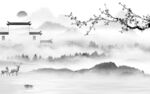 新款 客厅灰色山水 tiF分层