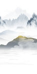 新品 山水风景玄关 TIf分层