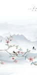 高档 极简山水玄关 TIf分层