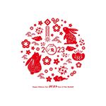 2023年中国新年兔年喜庆祥云