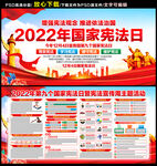 2022年全国宪法日展板