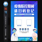 疫情扫码牌