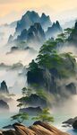 山水风景画
