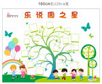 幼儿园卡通照片墙 