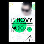 酒吧男DJ宣传海报设计