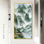 抽象意境山水画