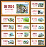 新农村展板