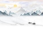 中式山水画