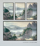 抽象山水画