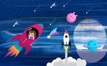 太空壁画