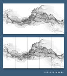 云丝水墨画