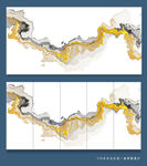 玄关水墨画