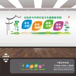 预防新冠病毒宣传展板海报文化墙
