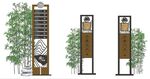 景区标识出入口指示导视立牌