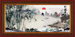 竹子国画