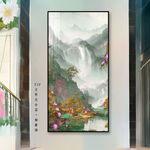 卧室山水画